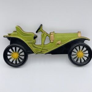 Vintage 1909 Hupmobile Car Hand Cast Aluminum Wall Art By Midwest Products #AC-7